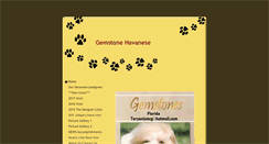 Desktop Screenshot of gemstonehavanese.com